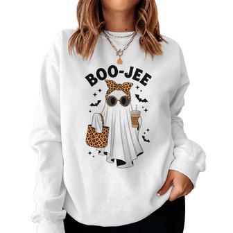 Halloween Boo-Jee Girly Ghost Preppy Boujee Kids Girls Women Sweatshirt - Thegiftio UK