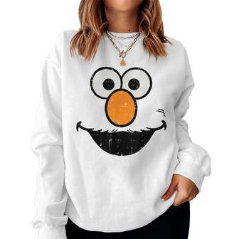 Halloween Orange Nose Face Group Costume Kids Women Sweatshirt - Thegiftio UK