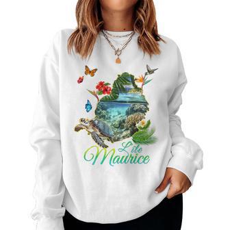 Île Maurice Océan Indien Paradis Tropical Homme Enfant Haut De Gamme Sweat-shirt pour femme - Cadeauxyz