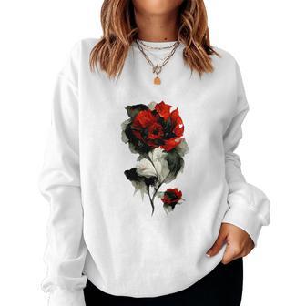Impression Dos Modetreetwear Backprint Homme Fleur Haut De Gamme Sweat-shirt pour femme - Cadeauxyz