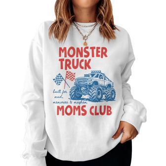 Mama Monster Truck Moms Club Birthday Matching Family Mom Women Sweatshirt - Thegiftio UK