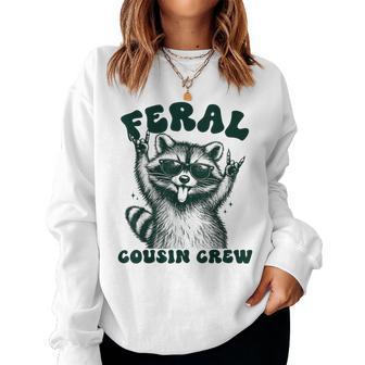 Retro Feral Cousin Crew Summer Vacation Kids Boys Girls Women Sweatshirt | Seseable UK