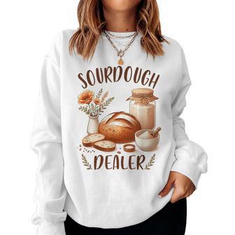 Sourdough Queen Sourdough Baking Baker Sourdough Dealer Women Sweatshirt - Thegiftio UK