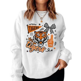 Tigers School Sports Team Spirit For Boys Girls Women Sweatshirt - Thegiftio UK