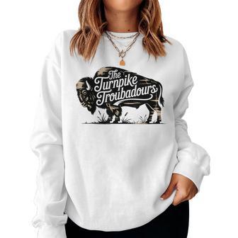 Vintage Turnpike Distressed Country Music Women Women Sweatshirt - Thegiftio UK