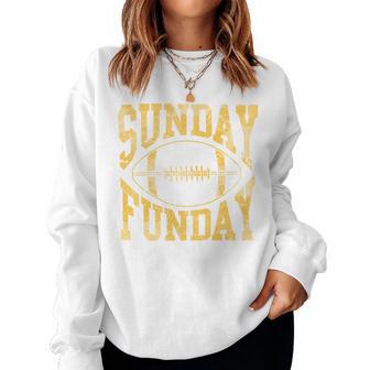 Vintage Yellow Sunday Funday Football Comfort Colors Crop Top Women Sweatshirt - Thegiftio UK