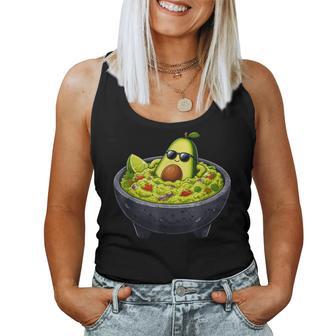 Aguacate Fresco En Guacamole Bowl Fiesta Mexicana Camiseta sin mangas para mujer - Regaloses