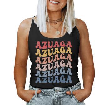 Azuaga City Groovy Retro Camiseta sin mangas para mujer - Regaloses