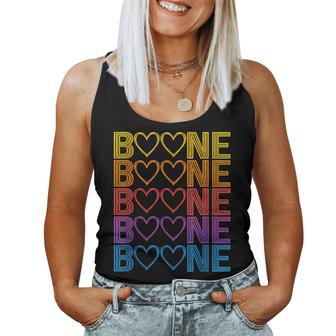 Boone Heart Kid Vintage Fathers Day Women Tank Top | Seseable UK