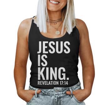 Christian Jesus Is King Revelation 17 Women Tank Top - Monsterry
