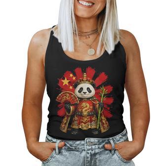 Divertido Recuerdo Deiaje De China Del Emperador Panda Chino Camiseta sin mangas para mujer - Regaloses