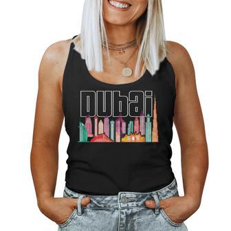 Dubai City Horizont Hombres Es Jóvenes Camiseta sin mangas para mujer - Regaloses