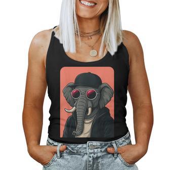 Elefante Con Gafas Deol Para Hombres Y Es Camiseta sin mangas para mujer - Regaloses