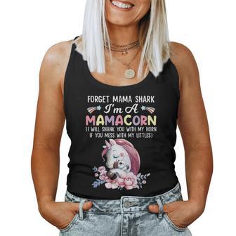 Forget Mama Shark I Am A Mamacorn Unicorn Christmas Ideas For Mom Women Tank Top | Seseable UK