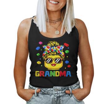 Grandma Master Builder Building Bricks Blocks Women Tank Top | Seseable UK