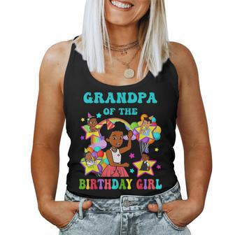 Grandpa Of Birthday Girl Gracie Pink Doll Family Decorations Women Tank Top - Thegiftio UK