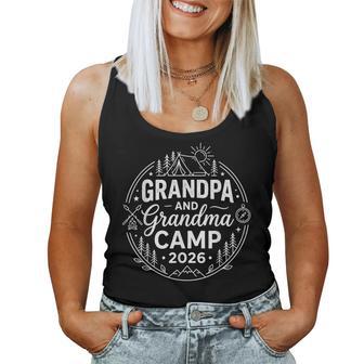 Grandpa And Grandma Camp 2026 Grandparents Summer Apparel Women Tank Top | Seseable UK