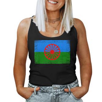 Gypsies Calé Flag Roma Gypsy Flag Camiseta sin mangas para mujer - Regaloses