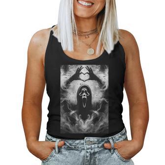 Halloween Horror Ghost Hand Heart Costume Kids Women Tank Top | Seseable UK
