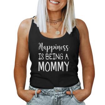 Happiness Is Being A Mommy Christmas Ideas For Mom Women Tank Top | Seseable UK