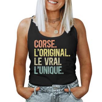 Humour Corse L'original Lerai L'unique Homme Corse Débardeur pour femme - Cadeauxyz