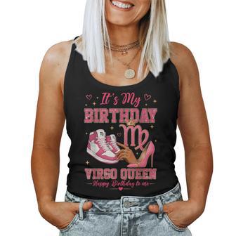 Its My Birthday Virgo Queen High Heels Sneakers Nails Women Tank Top | Seseable UK