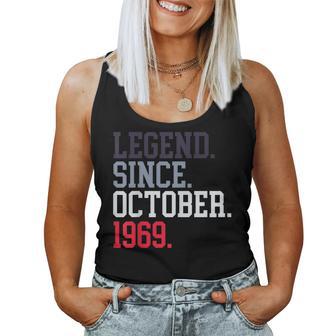 Leyenda Desde Octubre De 1969 Para Hombres Es Octubre De 1969 Camiseta sin mangas para mujer - Regaloses