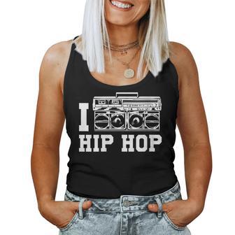 I Love Hip Hop Rapper Rappeur Breakdancetreet Dance Club Débardeur pour femme - Cadeauxyz
