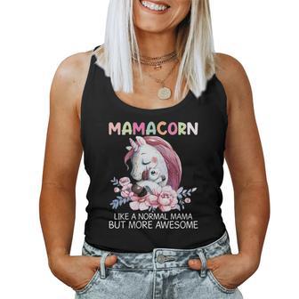 Mamacorn Like A Normal Mama Unicorn Christmas Ideas For Mom Women Tank Top | Seseable UK