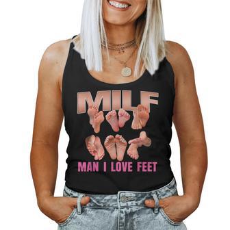 Man I Love Feet Matching Family Sarcastic Women Tank Top | Seseable UK