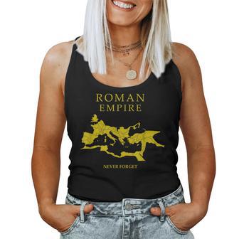 Mapa Del Imperio Romano Never Forget -Pqr Roma Camiseta sin mangas para mujer - Regaloses