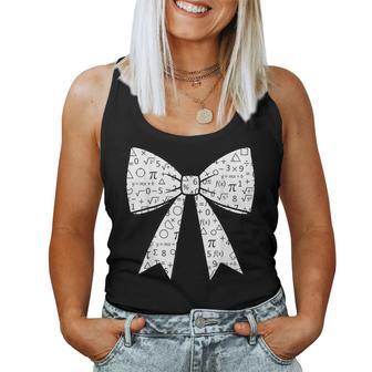 Math Teacher Coquette Pastel Classroom Women Tank Top | Seseable UK