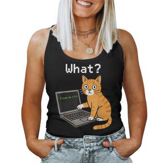 Meme Informatique Pour Hommes S Et Enfants Chat Drôle Débardeur pour femme - Cadeauxyz