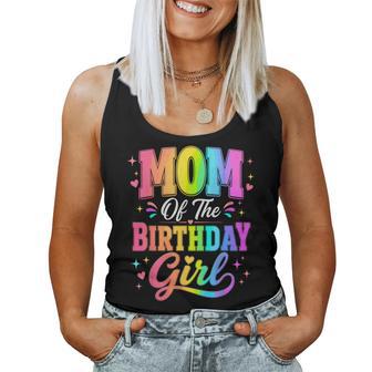 Mom Of The Birthday Girl Matching Family Party Women Tank Top | Seseable UK