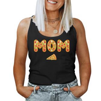 Mom Mama Matching Birthday Squad Crew Pizza Family Women Tank Top - Monsterry UK