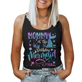 Mommy Of The Birthday Mermaid Matching 1St Birthday Girl Women Tank Top | Seseable UK