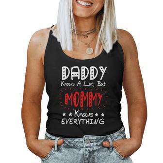Mommy Knows Everything Christmas Ideas For Mom Women Tank Top | Seseable UK