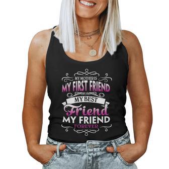 Mother Best Friend Forever Christmas Ideas For Mom Women Tank Top | Seseable UK