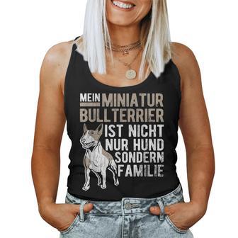 Nicht Nur Hund Familie Hunde Mama Miniatur Bullterrier Tank Top Frauen - Geschenkecke