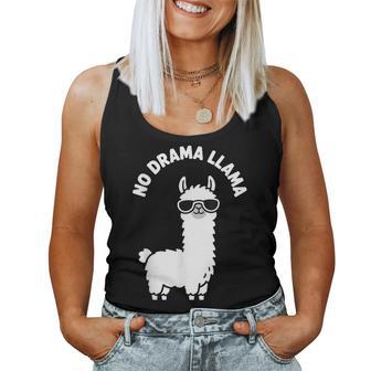 No Drama Llama Chill Introvertido Diseño Gráfico Camiseta sin mangas para mujer - Regaloses