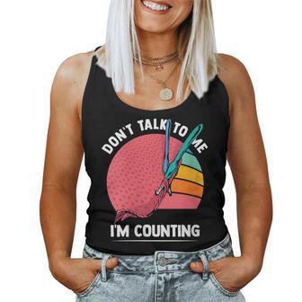 No Me Hables Estoy Contando Quilter Divertido Para Amantes Cuello Camiseta sin mangas para mujer - Regaloses