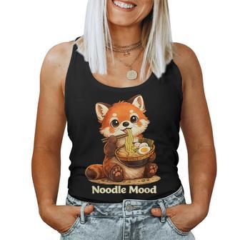 Noodle Mood Panda Roux Mignon Avec Ramenuper Idée Cadeau Débardeur pour femme - Cadeauxyz