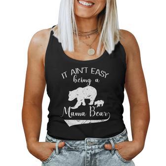 Not Easy Mama Bear Christmas Ideas For Mom Women Tank Top | Seseable UK