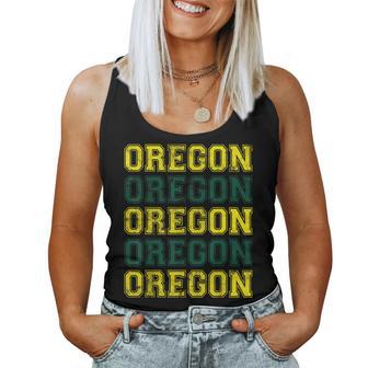 Oregon Vintage Retro Kids Women Tank Top | Seseable UK