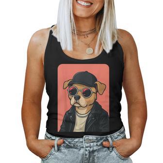Perro Con Gafas Deol Para Hombres Y Es Perro Camiseta sin mangas para mujer - Regaloses