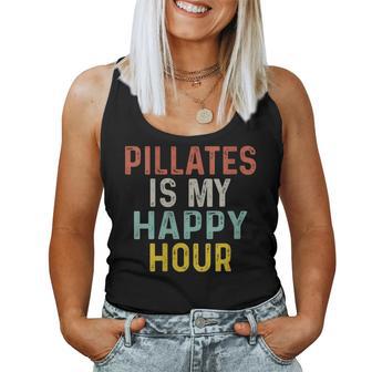 Pilates Es Mi Hora Feliz Gracioso Cuello Camiseta sin mangas para mujer - Regaloses