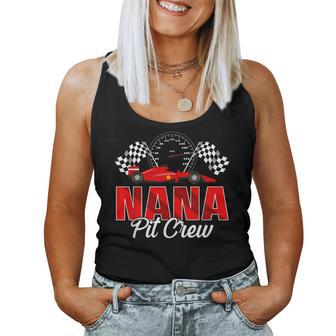 Race Car Birthday Party Racing Family Nana Pit Crew Women Tank Top - Monsterry UK