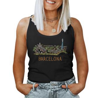 Regalo De Recuerdo De Barcelona City España Para Hombres Y Es Camiseta sin mangas para mujer - Regaloses