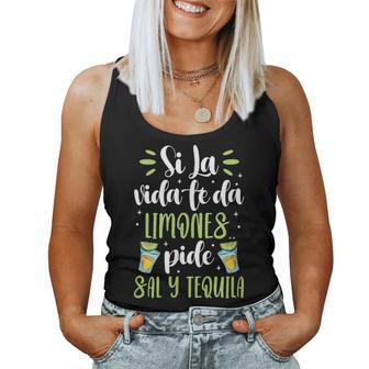 Si Laida Te Da Limones Pideal Y Tequila Español Camiseta sin mangas para mujer - Regaloses