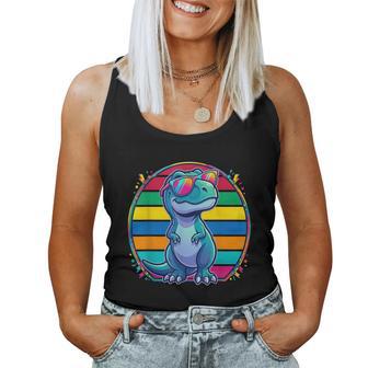 T-Rex Retro Kinder Frauen Lustiger Dinosaurier Tank Top Frauen - Geschenkecke